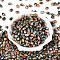 Glass Seed Beads, Oval, Two Tone, Light Salmon, 9~9.5x6~6.5mm, Hole: 1.3~1.5mm, about 1058pcs/pound