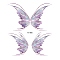 Body Art Tattoos, Temporary Tattoos Paper Stickers, Butterfly, Thistle, 12x10.5cm