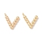 Brass Pendants, Cadmium Free & Nickel Free & Lead Free, Letter Charms, Real 18K Gold Plated, 13x12x2mm, Hole: 1mm