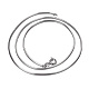 Латунь змея цепи ожерелье материалы MAK-L014-04B-2