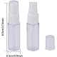 PET Plastic Refillable Lotion Perfume Pump Spray Bottle and 2ml Disposable Plastic Dropper MRMJ-BC0001-13-3