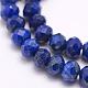 Chapelets de perles en lapis-lazuli naturel G-F509-49-4x6mm-3