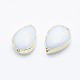 Perles en verre à facettes GLAA-F071-18x13mm-G06-2