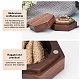 Sechseckige Fingerringboxen aus Holz CON-WH0085-66-4