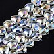 Electroplate Glass Beads Strands EGLA-S188-14-B03-2