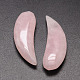 Magatama cuarzo rosa natural sin agujero / sin perforar G-K044-04-1