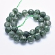 Brins de perles de quartz vert synthétiques G-K256-25-14mm-1-2
