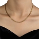 201 многослойное ожерелье из нержавеющей стали Coreana для женщин NJEW-D055-09G-2