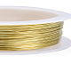 ラウンドクラフト銅線  ニッケルフリー  ゴールドカラー  0.3mm  約82.02フィート（25m）/ロール X-CW0.3mm007-3