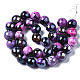 Chapelets de perles d'agate naturelle G-Q998-013D-2
