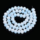 Fili di perle di vetro imitazione giada bicolore X-GLAA-T033-01C-06-2