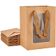 BENECREAT Kraft Paper Bags with Handle AJEW-BC0001-55C-C-1