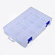 Прямоугольный полипропиленовый контейнер для хранения бусинок CON-N011-051-4