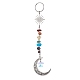 Schlüsselanhänger aus Legierung im tibetischen Stil KEYC-JKC00552-02-1
