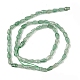 Verde naturale quarzo fragola fili di perline G-C080-B04-01-2