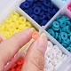 80g 10 Colors Handmade Polymer Clay Beads CLAY-SZ0001-33A-4