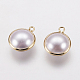 Encantos de perlas de acrílico KK-F738-45G-2
