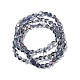 Electroplate Glass Beads Strands EGLA-L038-HR03-2