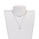 Brass Real Platinum Plated Cable Chains Pendant Necklaces NJEW-JN02259-03-5