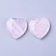 Piedra de amor de corazón de cuarzo rosa natural G-I257-01-2