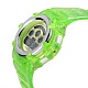 Ohsenブランドのレディースシリコーンスポーツ腕時計  高品質のステンレス鋼のデジタル時計  芝生の緑  220x17mm  ウォッチヘッド：42x40x14mm  ウオッチフェス：32x32mm WACH-N002-24-3