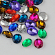 Cabochons de acrílico del Diamante de imitación de Taiwán ACRT-M004-21x30mm-M-1
