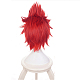 Короткие красные аниме косплей волнистые парики OHAR-I015-07-3