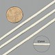 編み込みナイロン糸  ビーズジュエリー作りのための中国結びコードビーズコード  レモンシフォン  0.5mm  約150ヤード/ロール NWIR-R006-0.5mm-520-4