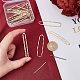 CHGCRAFT 24Pcs Strips Pendants Charms Rectangle Bar Connectors Charms for Bracelet Necklace Jewelry Making FIND-CA0002-87-3