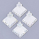 Liens de composants de lustre coquille blanche SHEL-T016-02-1