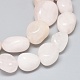 Granos naturales de abalorios de cuarzo rosa X-G-F637-26-3