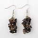 Gemstone Jewelry Sets: Earrings & Bracelets SJEW-JS00707-05-4
