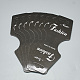 厚紙のネックレス＆ブレスレットディスプレイカード  ブラック  14x5.5cm CDIS-R034-22-1