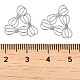 Crémaillère en laiton placage pendentifs en filigrane KK-Q792-07P-3