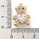 Pendentifs en laiton micro zircone&nbsp;KK-Q789-34G-3