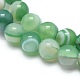 Chapelets de perles en agate à rayures naturelles/agates à bandes G-I254-03B-04-3