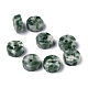 Natürliche grüne Fleck Jaspis Perlen Stränge G-Z006-C03-3