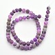 Runde Perlenstränge aus natürlichen & gefärbten Edelsteinen G-D661-8mm-1-2