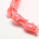 Synthetic Coral Calla Lily Beads Strands CORA-L004-A-04-1