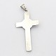 Retro 304 Stainless Steel Crucifix Cross Big Pendants STAS-F006-115-2