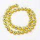 Chapelets de perles vernissées manuelles LAMP-J081-02-10x4mm-2