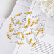 DICOSMETIC 100Pcs 2 Colors Heart Linking Charms Small Love Link Connector Platinum Golden Heart Connector Charms Three Heart Link Charms Alloy Jewelry Connector for DIY Jewelry Making FIND-DC0003-24-4