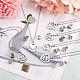 Kissitty 6 Sets 6 Style Valentine's Day Heart Jewelry Set SJEW-KS0001-01-5