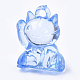 Transparent Acrylic Kitten Pendants TACR-S149-10-2