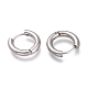 201 Stainless Steel Huggie Hoop Earrings EJEW-O095-05-02-2