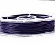 タイガーテールビーズワイヤー  7連ビードストリングワイヤー  ナイロン被覆ステンレス鋼線  暗紫色  26ゲージ  0.4mm  約32.8フィート（10m）/ロール TWIR-R007-0.4mm-08-3