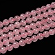 Fili di perline quarzo roso  naturale  X-G-L104-8mm-01-1