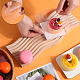Scatole per dolci alte in plastica trasparente&nbsp;CON-WH0001-22A-3