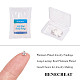 BENECREAT 20 PCS Real Platinum Filled Cup Pearl Bail Pendants Charm Connector Findings Craft for Half Drilled Beads and DIY Pendants KK-BC0003-85P-3