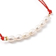 Verstellbare Nylonschnur geflochtenen Perlen Armbänder BJEW-JB05489-03-2